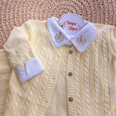 Saída de Maternidade Completa 7 Peças - Amarelo